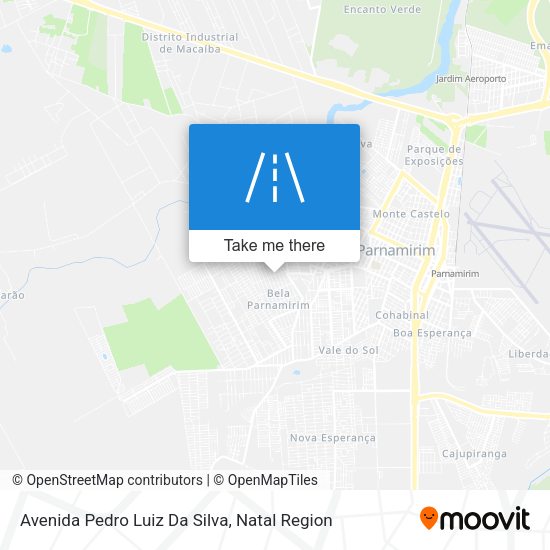 Avenida Pedro Luiz Da Silva map