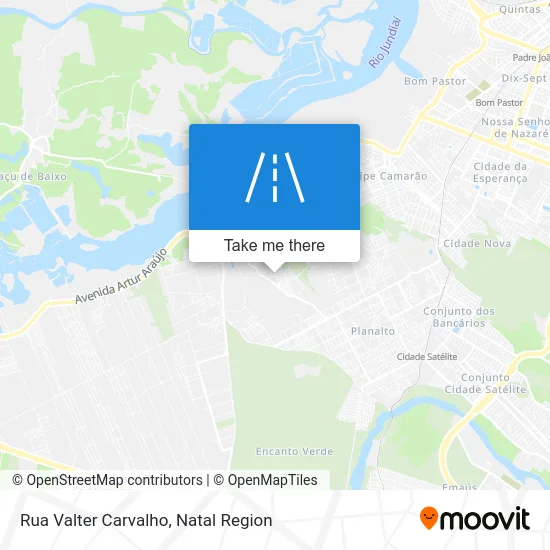 Rua Valter Carvalho map