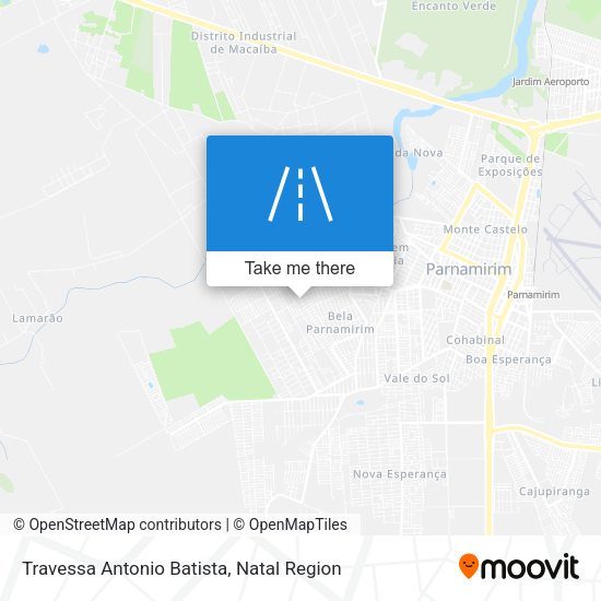 Travessa Antonio Batista map