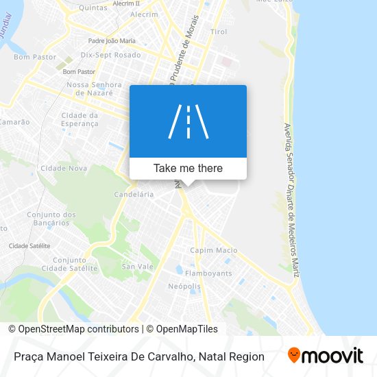 Praça Manoel Teixeira De Carvalho map