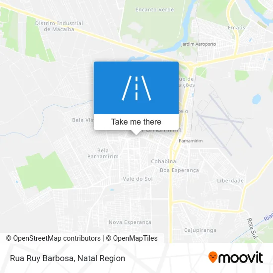 Rua Ruy Barbosa map