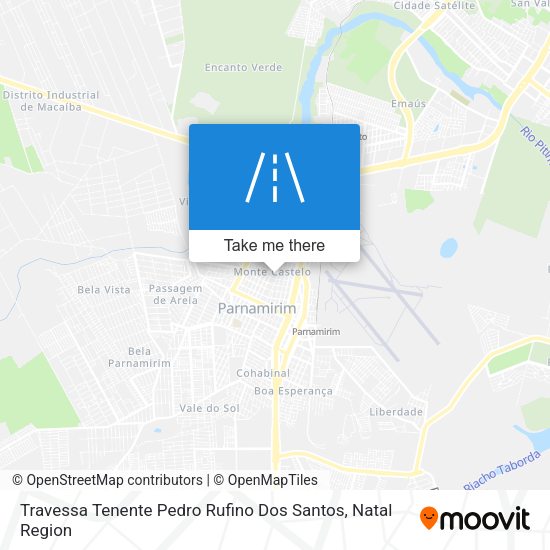 Travessa Tenente Pedro Rufino Dos Santos map
