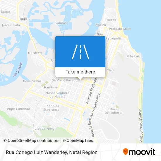 Rua Conego Luiz Wanderley map