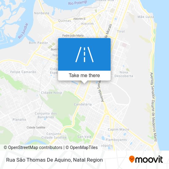 Rua São Thomas De Aquino map