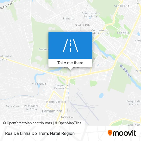 Rua Da Linha Do Trem map