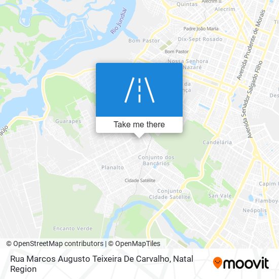 Mapa Rua Marcos Augusto Teixeira De Carvalho