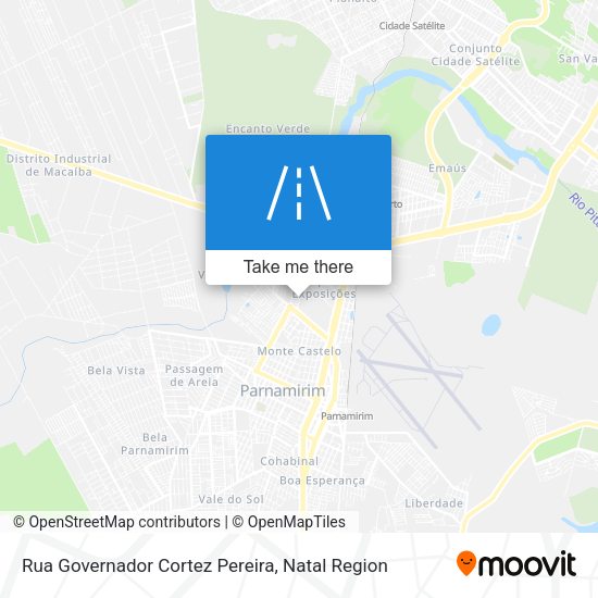 Rua Governador Cortez Pereira map