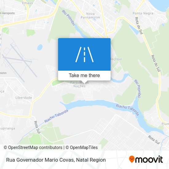 Rua Governador Mario Covas map