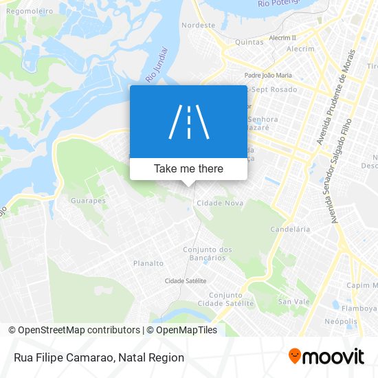 Mapa Rua Filipe Camarao
