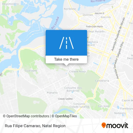Rua Filipe Camarao map