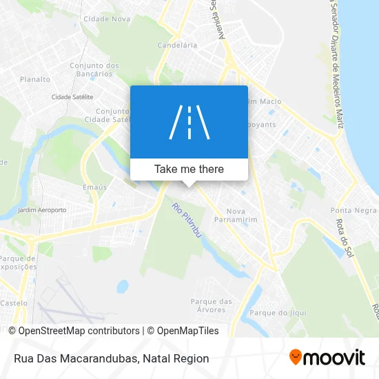 Rua Das Macarandubas map