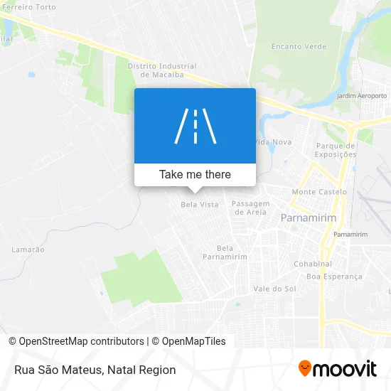 Rua São Mateus map