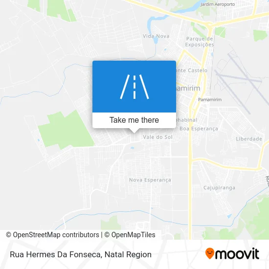 Rua Hermes Da Fonseca map