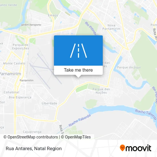 Rua Antares map