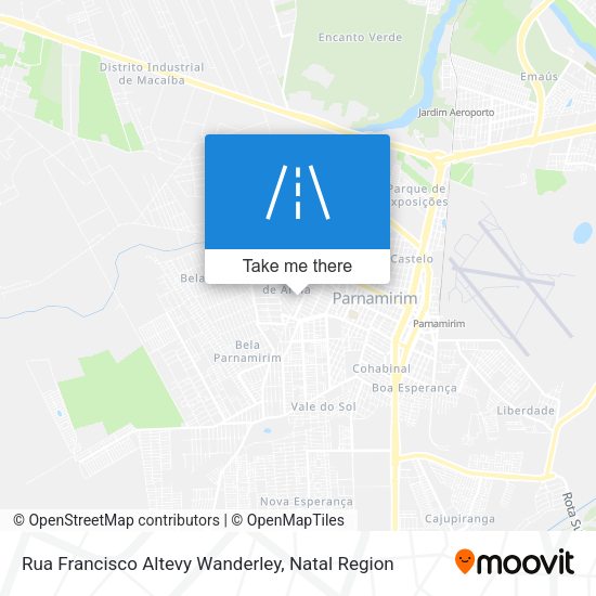 Rua Francisco Altevy Wanderley map