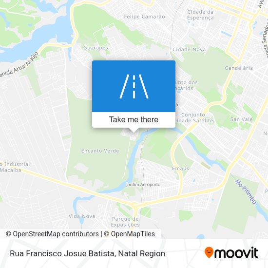 Rua Francisco Josue Batista map