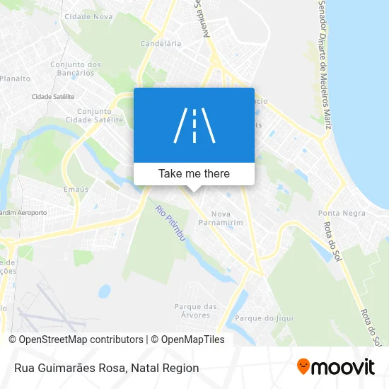 Rua Guimarães Rosa map