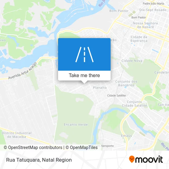 Rua Tatuquara map