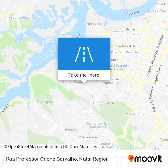 Rua Professor Orione Carvalho map