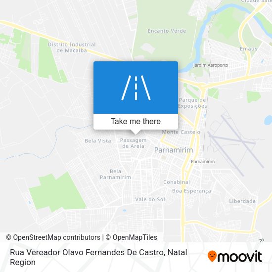 Rua Vereador Olavo Fernandes De Castro map
