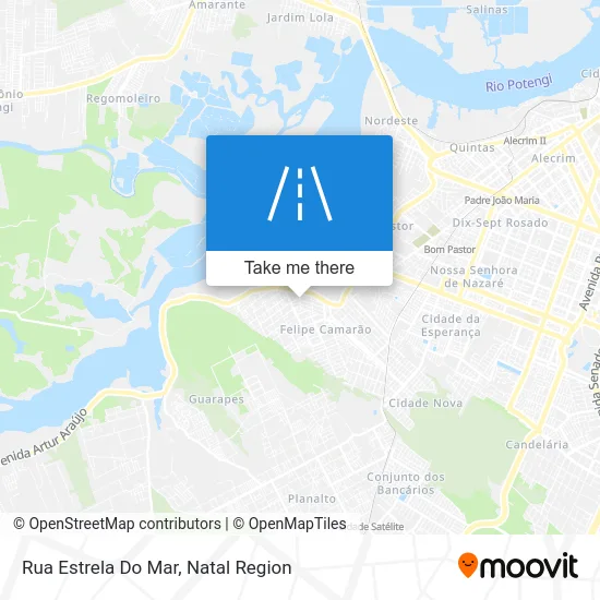 Rua Estrela Do Mar map