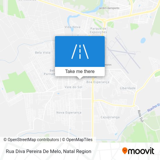 Rua Diva Pereira De Melo map
