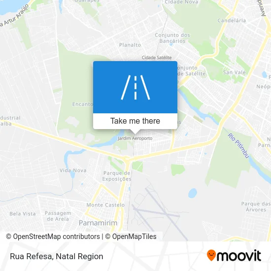 Rua Refesa map