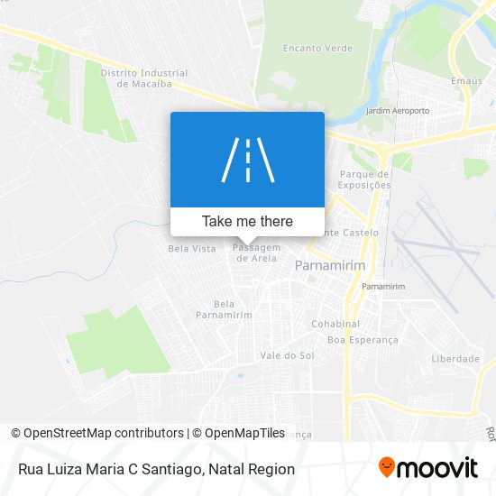 Rua Luiza Maria C Santiago map