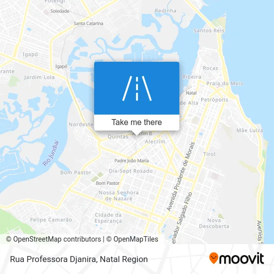 Rua Professora Djanira map