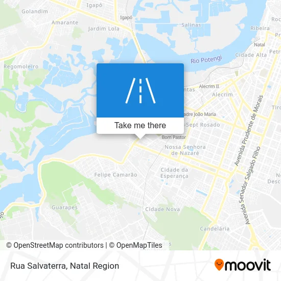 Rua Salvaterra map
