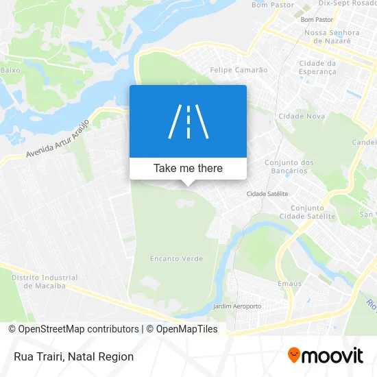 Rua Trairi map