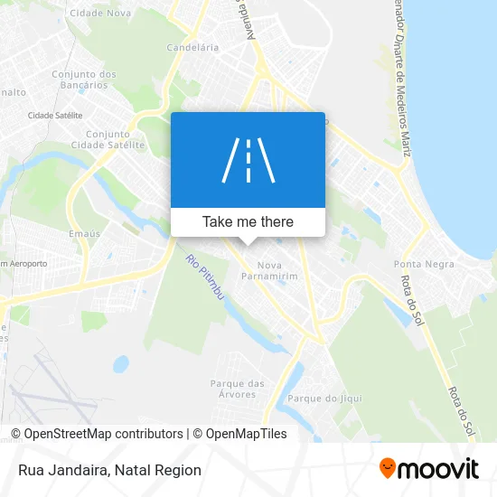Rua Jandaira map