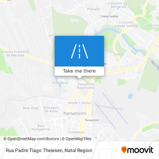 Rua Padre Tiago Theiesen map