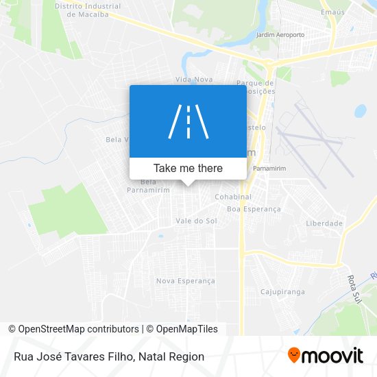 Rua José Tavares Filho map