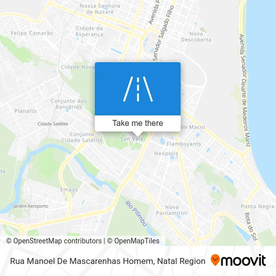 Rua Manoel De Mascarenhas Homem map
