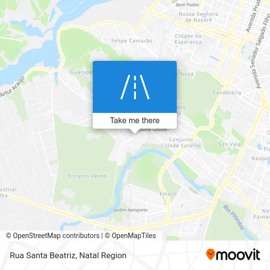 Rua Santa Beatriz map