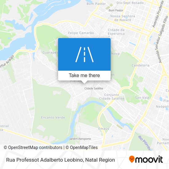 Rua Professot Adalberto Leobino map