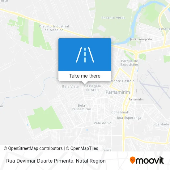 Rua Devimar Duarte Pimenta map