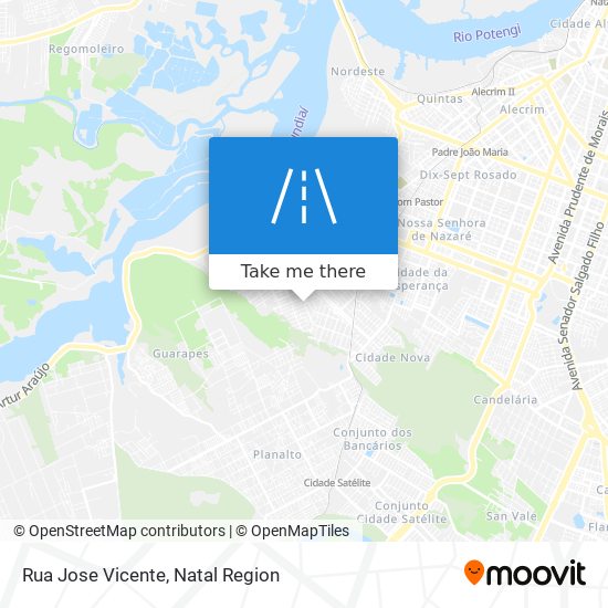 Rua Jose Vicente map