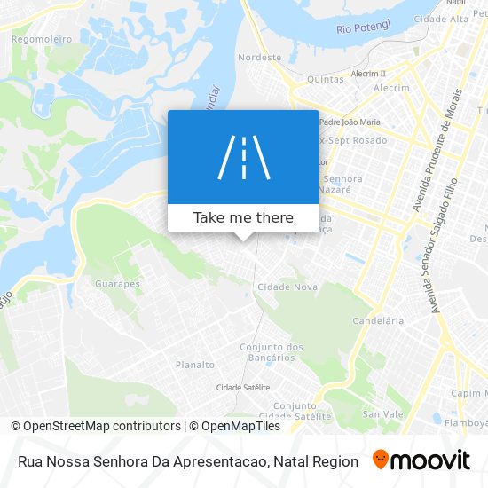 Mapa Rua Nossa Senhora Da Apresentacao