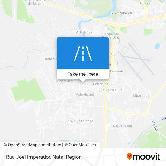 Rua Joel Imperador map