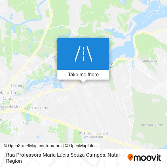 Rua Professora Maria Lúcia Souza Campos map