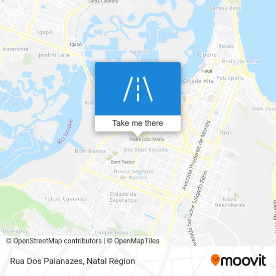 Rua Dos Paianazes map