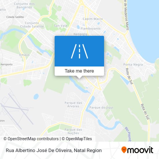 Rua Albertino José De Oliveira map