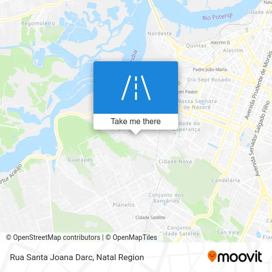 Rua Santa Joana Darc map