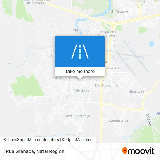 Rua Granada map
