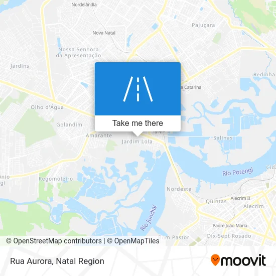 Rua Aurora map