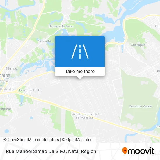 Rua Manoel Simão Da Silva map