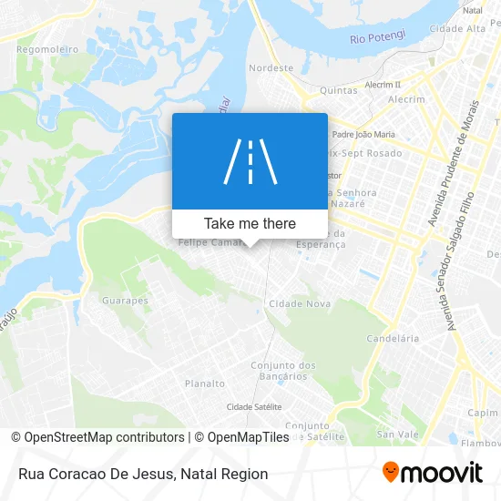 Rua Coracao De Jesus map