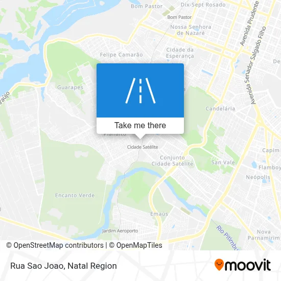 Rua Sao Joao map